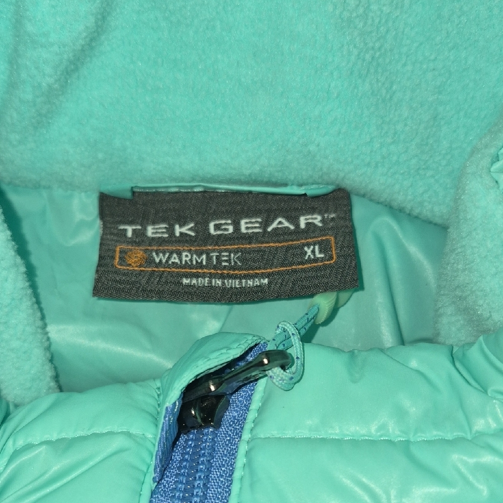 Tek Gear Women's Puffer Jacket - Aqua - Picture 2 of 5